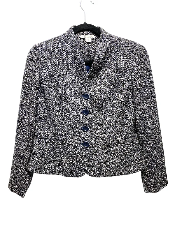 Blazer By Coldwater Creek In Grey, Size: 6p Women's Elegant Jacket