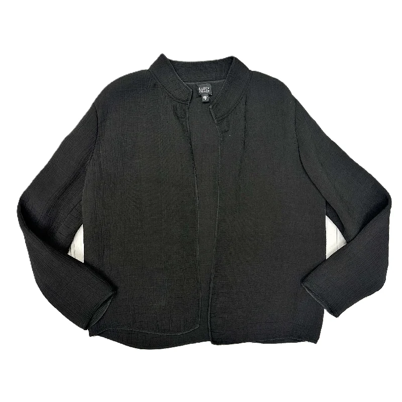 Blazer By Eileen Fisher In Black, Size: S Women's Trendy Jacket