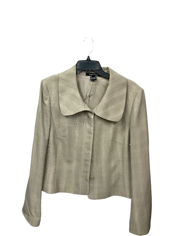 Blazer By Ellen Tracy In Beige, Size: Xl Women's Fashion Blazer