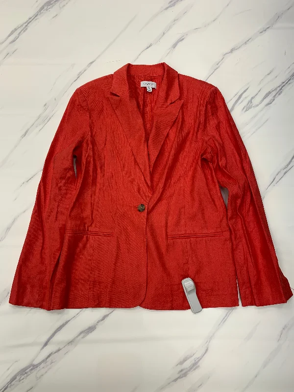 Blazer By Evereve In Red, Size: S Women's Custom Jacket