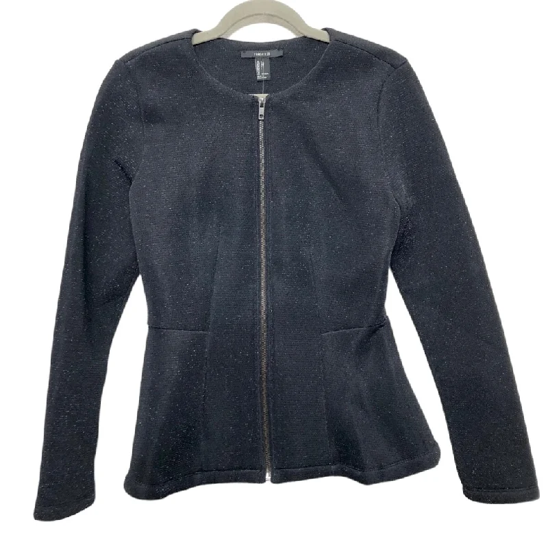 Blazer By Forever 21 In Black, Size: L Women's High-End Blazer