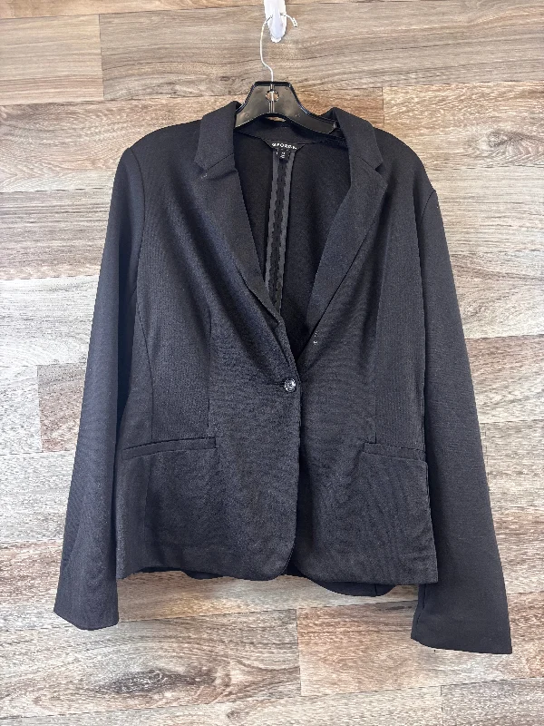 Blazer By George In Black, Size: Xl Women's Elegant Suit