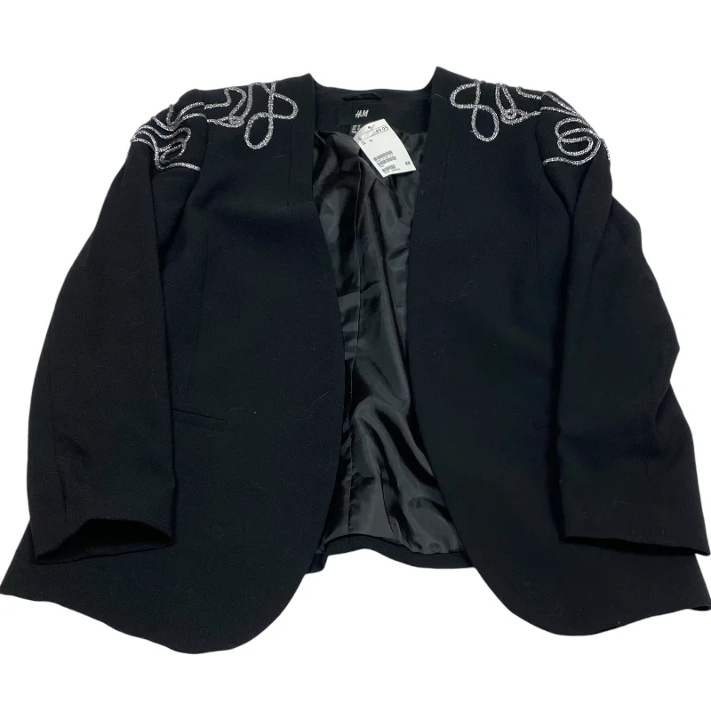 Blazer By H&m In Black, Size: L Summer Women's Jacket