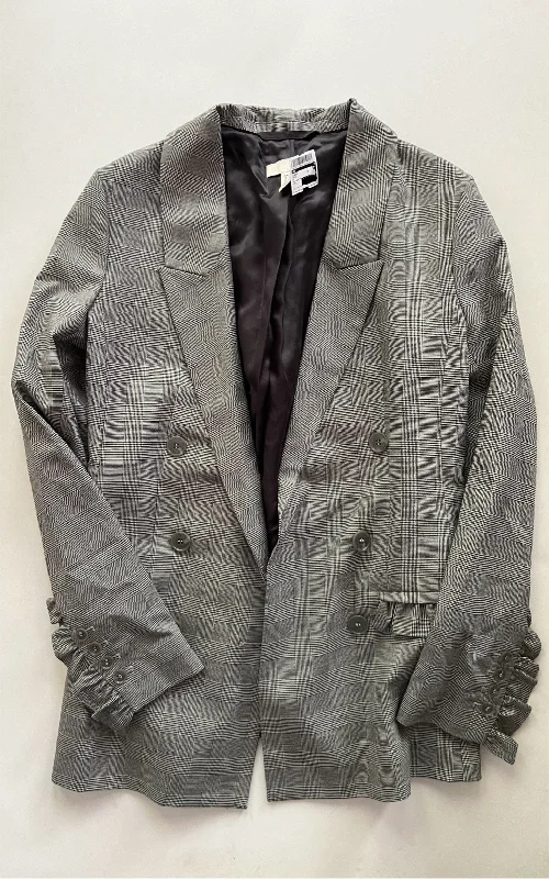 Blazer By H&m In Plaid, Size: S Women's Trendy Blazer