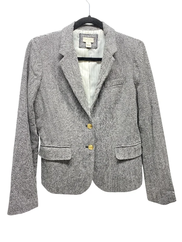 Blazer By J Crew In Grey, Size: M Women's Elegant Blazer
