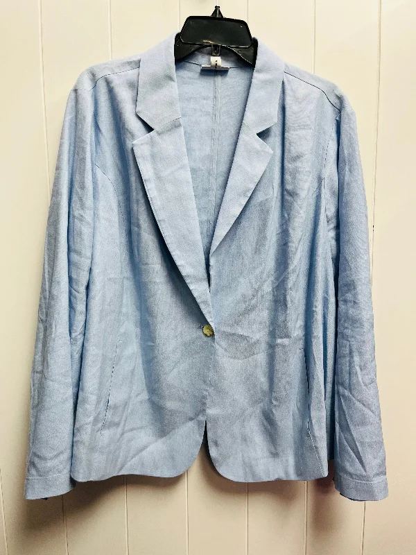 Blazer By J. Jill In Blue, Size: Xl Women's Custom Jacket