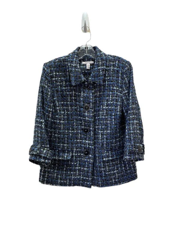 Blazer By Jm Collections In Blue, Size: M New Women's Blazer