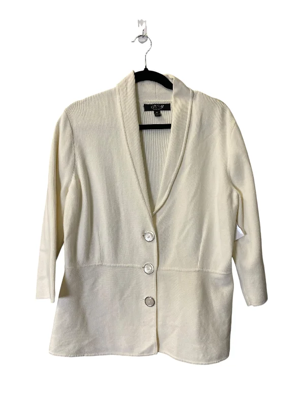 Blazer By Kasper In White, Size: Xl Women's Classic Suit