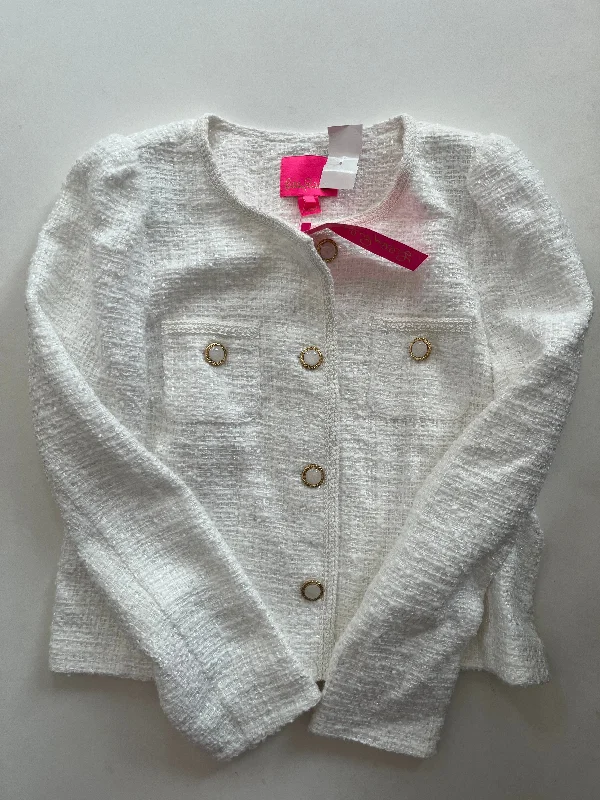 Blazer By Lilly Pulitzer In White, Size: S Women's Boutique Suit