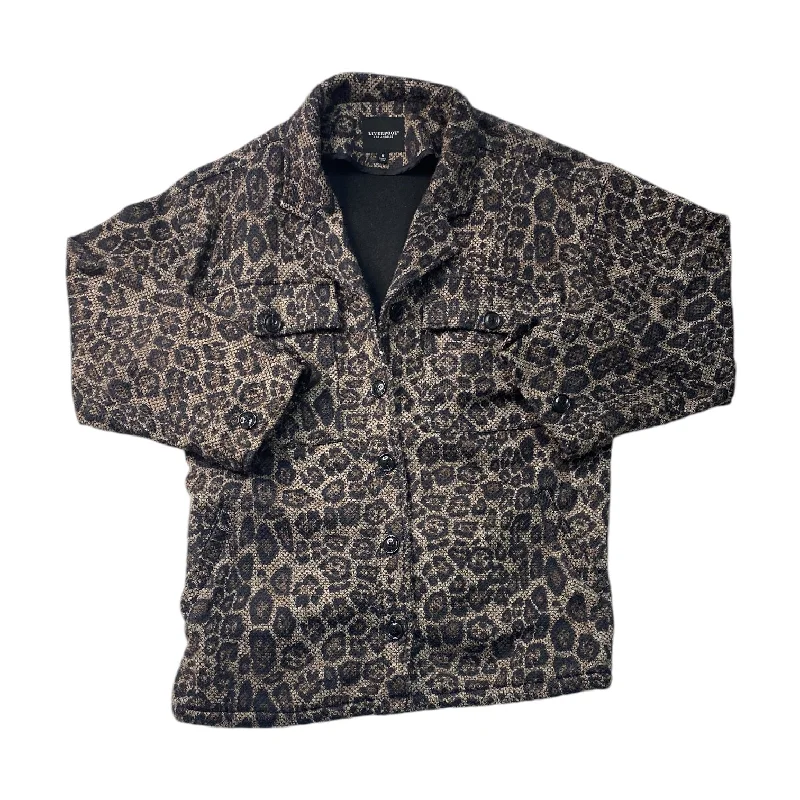 Blazer By Liverpool In Animal Print, Size: S Slim Fit Blazer