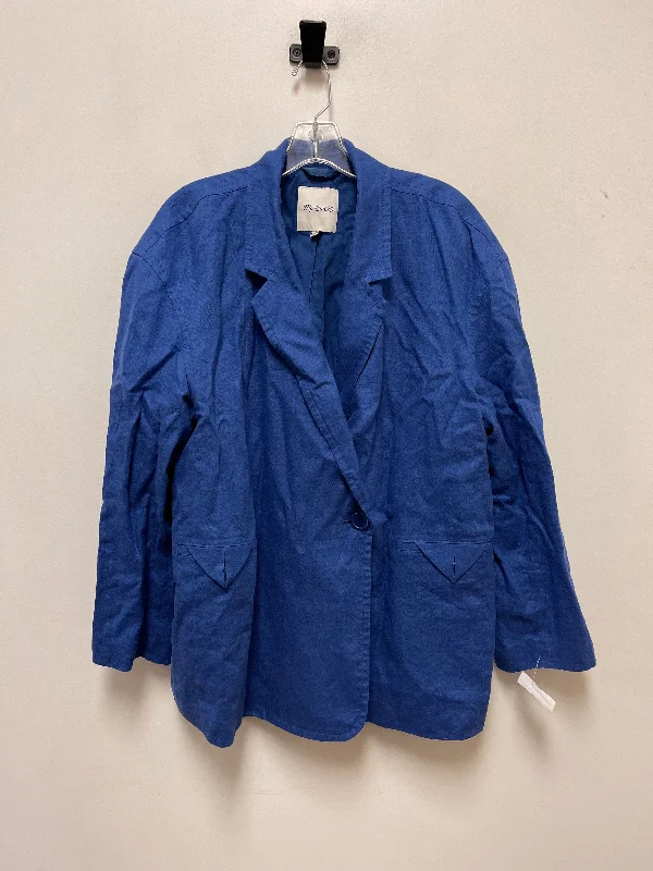 Blazer By Madewell In Blue, Size: Xl Women's Stripe Blazer