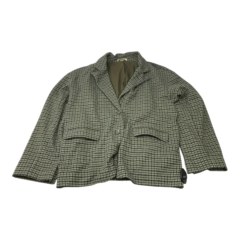 Blazer By Madewell In Brown & Green, Size: M Women's Fashion Blazer