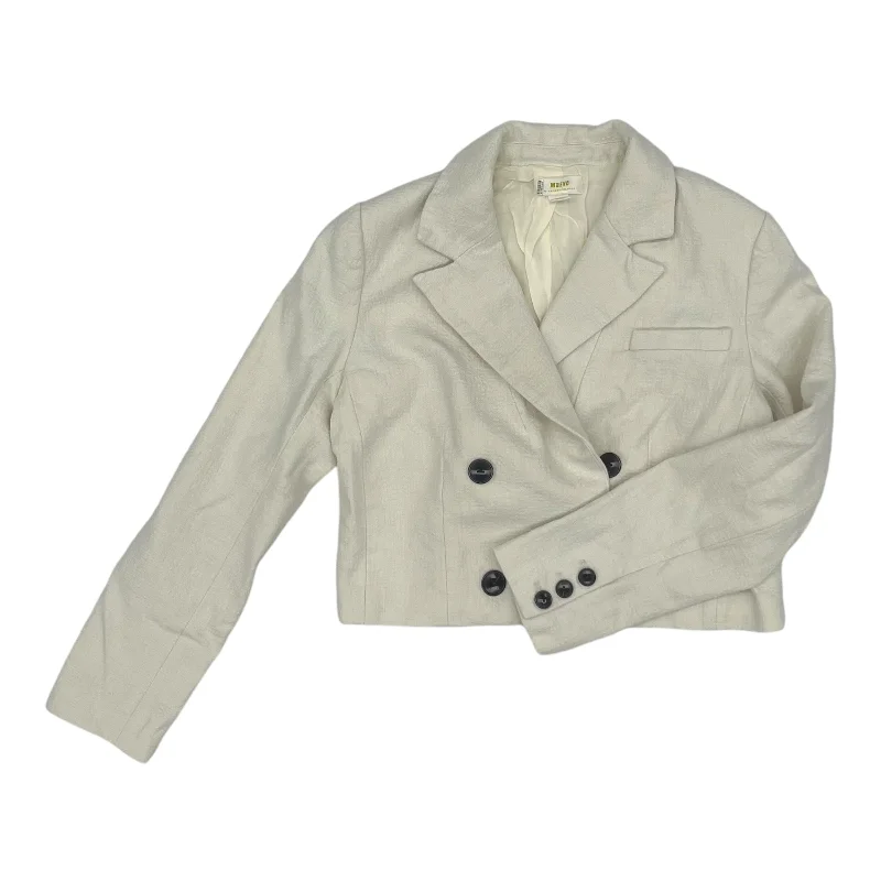 Blazer By Maeve In Cream, Size:M Women's Solid Blazer
