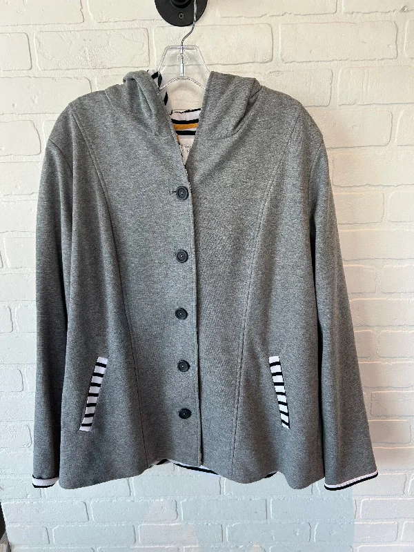 Blazer By Market & Spruce In Grey, Size: Xxl Linen Women's Suit