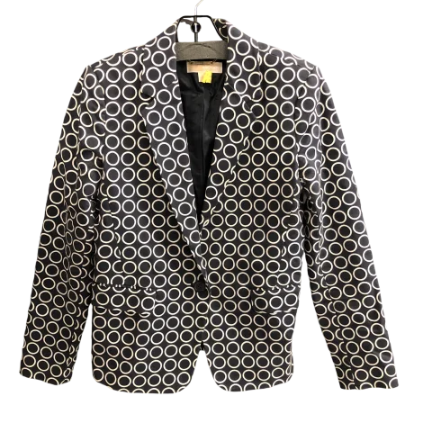 Blazer By Michael By Michael Kors In Blue & White, Size: 8 Women's Boutique Jacket