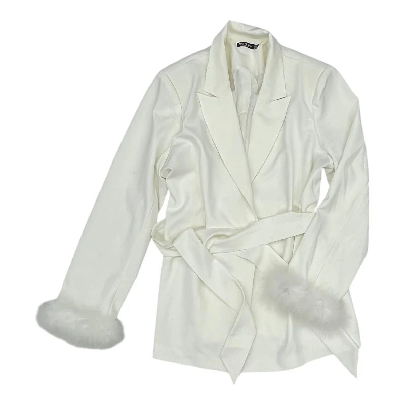 Blazer By Nasty Gal In White, Size:L Women's High-End Blazer