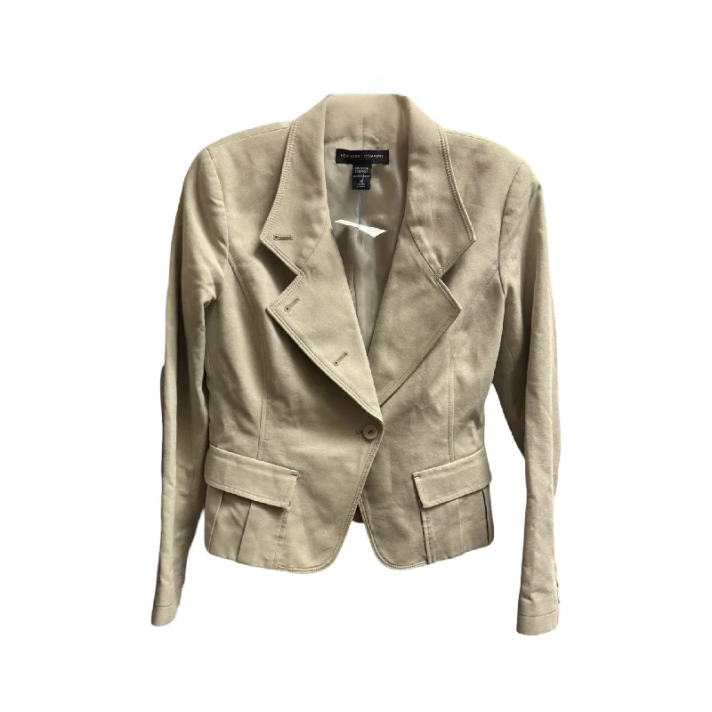 Blazer By New York And Co In Tan, Size: 8 Slim Fit Blazer