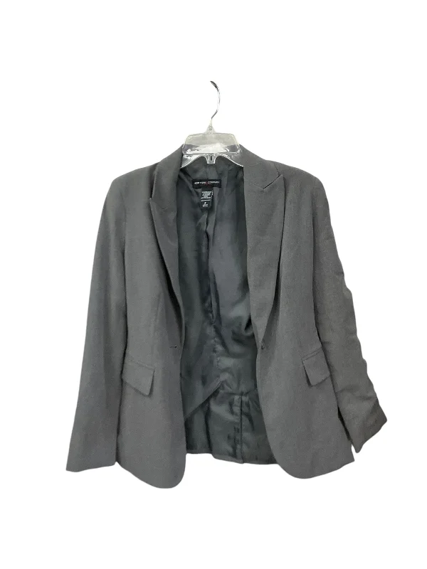 Blazer By New York Jean Company In Grey, Size: Xs Women's Wedding Blazer