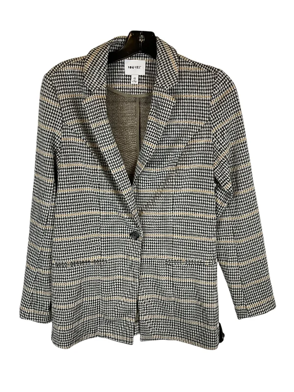 Blazer By Nine West In Plaid Pattern, Size: Xs Women's Vintage Suit