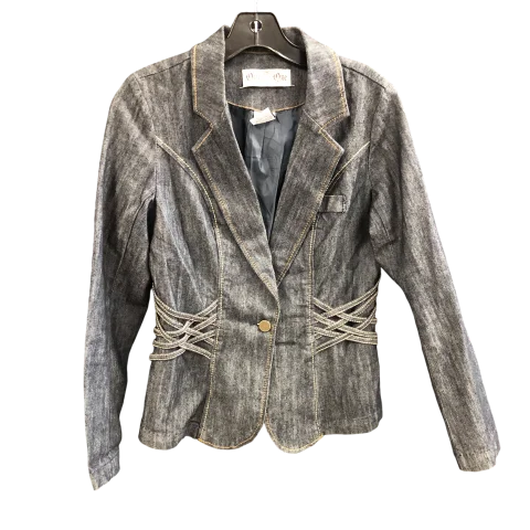 Blazer By One 5 One In Grey, Size: S Spring Women's Coat