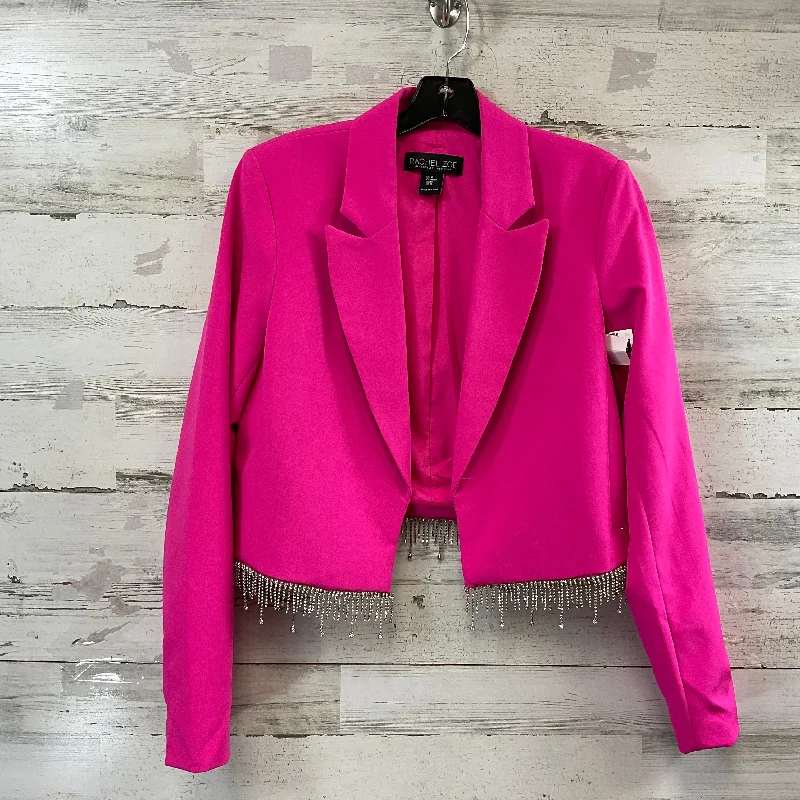 Blazer By Rachel Zoe In Pink, Size: M Women's Elegant Blazer