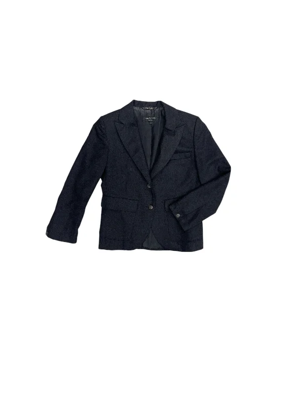 Blazer By Rag And Bone In Black, Size: 6 Women's Elegant Jacket