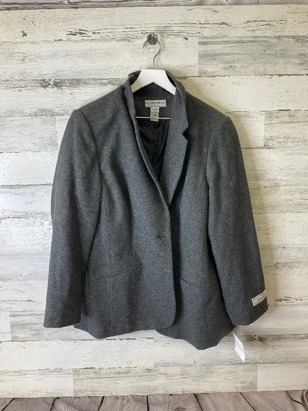 Blazer By Sag Harbor In Grey, Size: Xl Women's Custom Jacket