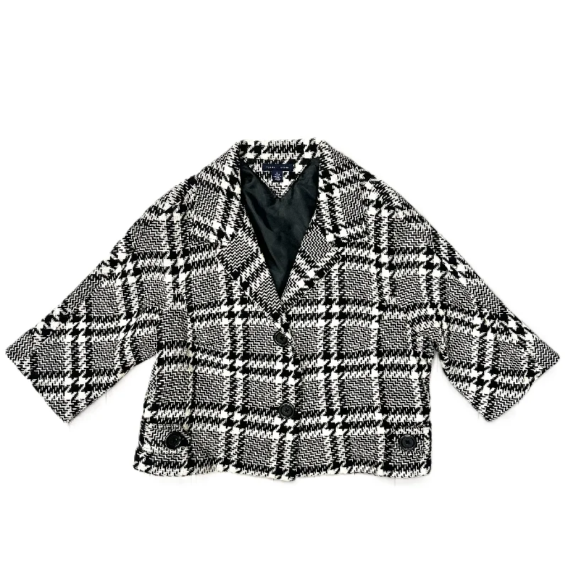Blazer By Tommy Hilfiger In Black Cream, Size: L Women's Vintage Suit