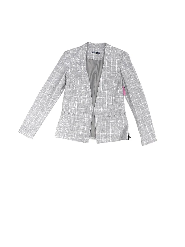 Blazer By Tommy Hilfiger In Grey, Size: 0 Women's Luxurious Jacket