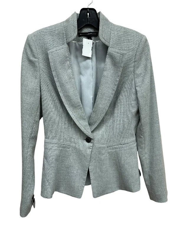 Blazer By White House Black Market In Grey, Size: S Women's Long Blazer