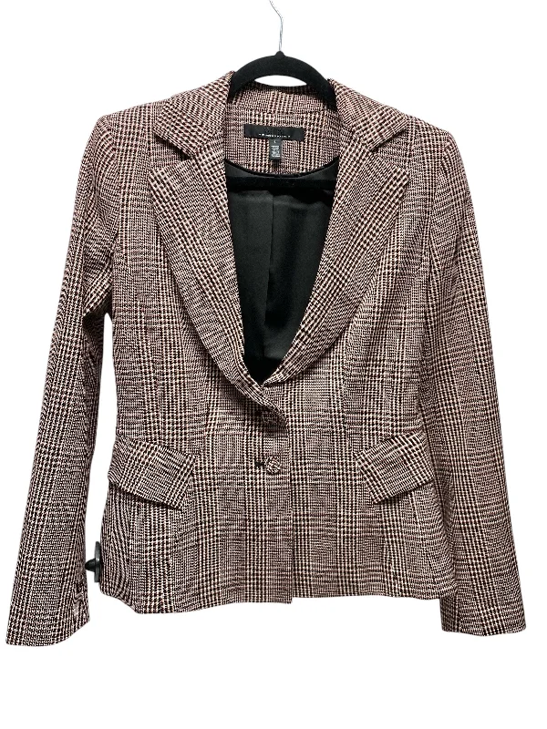 Blazer By White House Black Market In Plaid Pattern, Size: 2 Cotton Blend Blazer