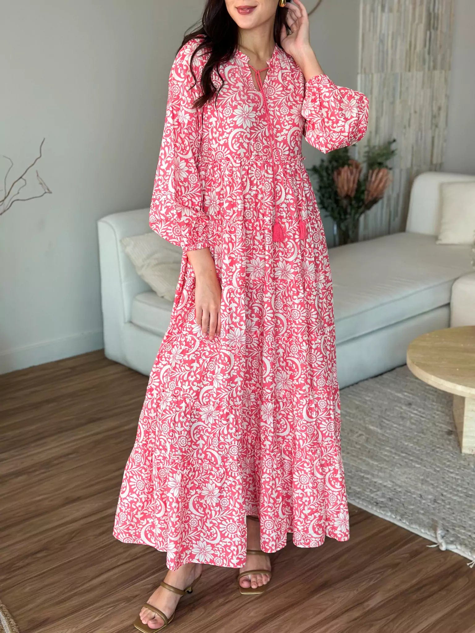 Mandala Summer Long Dress Bodycon Club Sequined