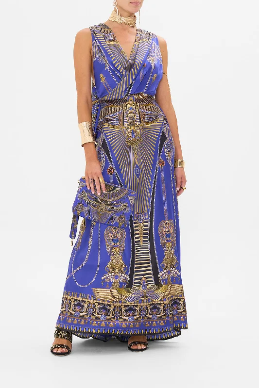 SLEEVELESS DRAPED T BACK LONG DRESS MY FAIR PHARAOH Tunics Occasion special