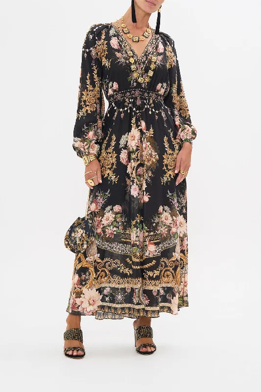 RAGLAN SHIRRED WAIST DRESS DYNASTY DAZE Tunics Bridal satin