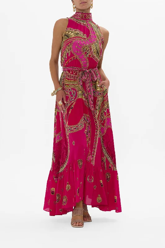 NECKTIE DRESS WITH ELASTICATED WAIST KISSED BY A COBRA Tunics New arrival