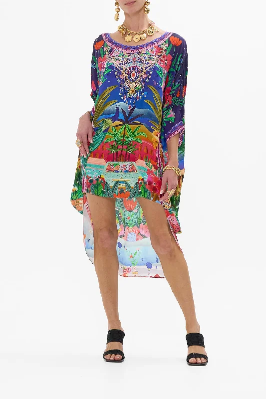 SCOOP BACK HEM DRESS MIDNIGHT MUSES Tunics Stylish elegant