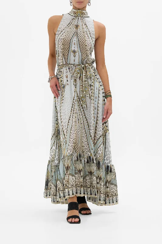 NECKTIE DRESS WITH ELASTICATED WAIST SAHARA STARLET Tunics Hiking breathable