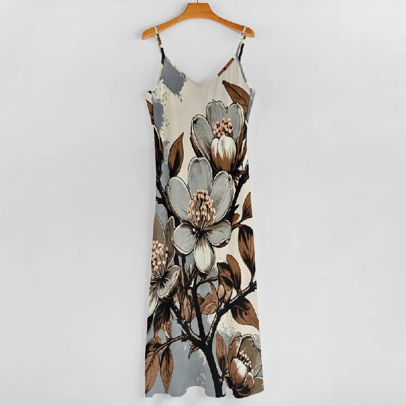 Sling Ankle Long Dress Tunics Practical easy-care