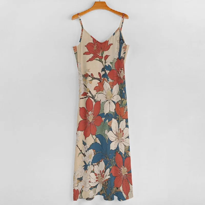 Sling Ankle Long Dress Tunics Versatile functional