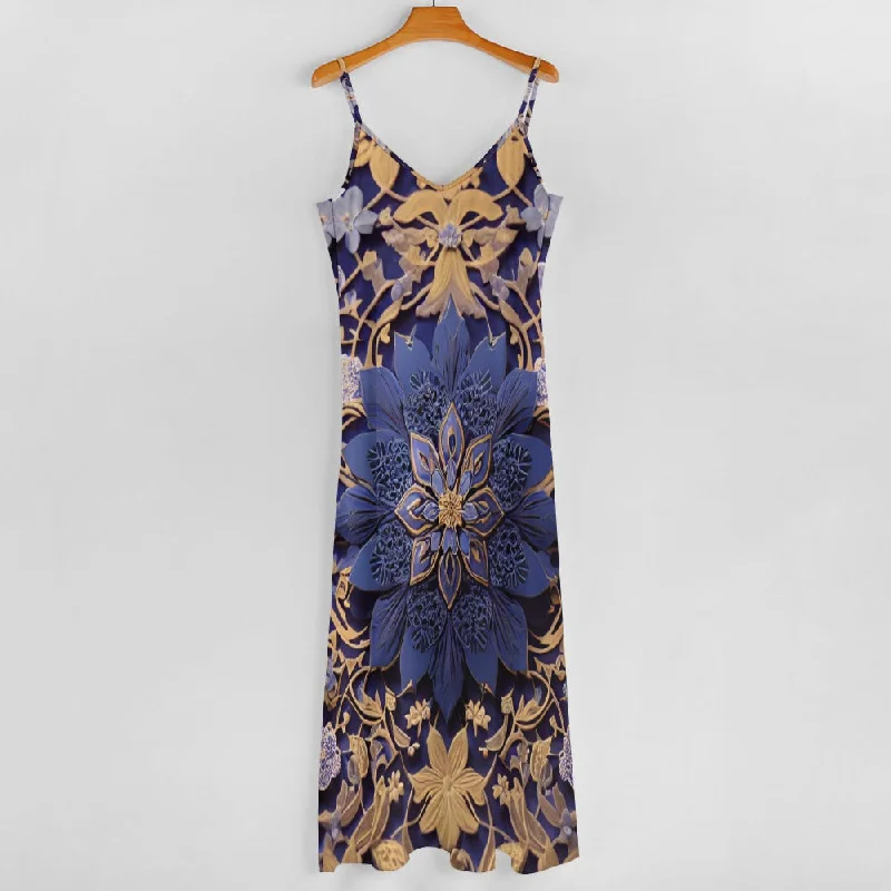 Sling Ankle Long Dress Tunics Chic fashionable