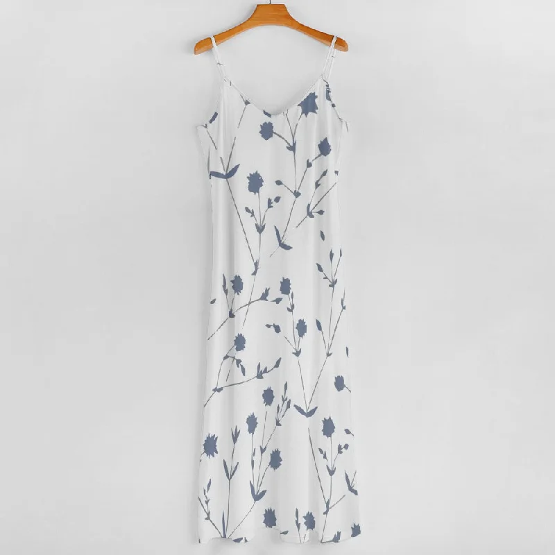 Sling Ankle Long Dress Maxi Flowy Bohemian