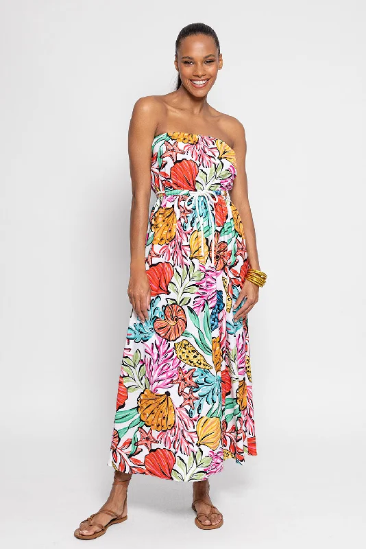 ANOUSHKA LONG DRESS TERRY TAHITI Tunics Brand named
