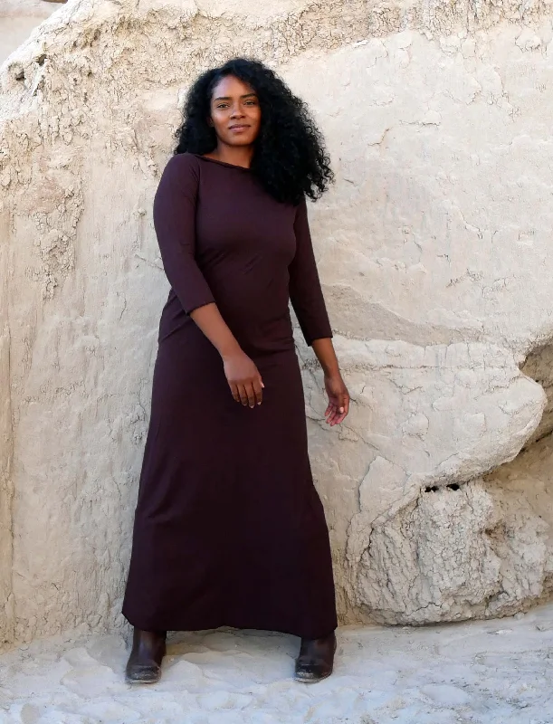 Audrey Simplicity Long Dress Turtleneck Warm Winter