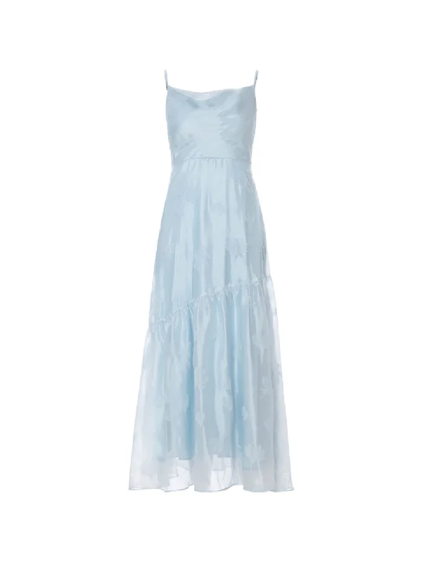 Bluebell silky long dress Tunics Office stylish