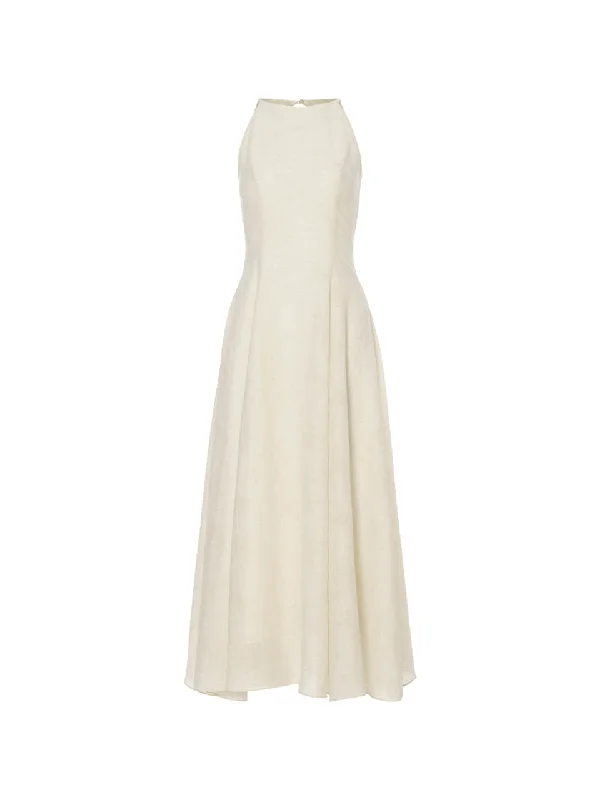 Classic cutout long dress Off-the-shoulder Chic Trendy