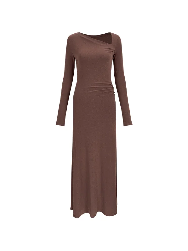 Drape long dress Tunics Seasonal trendy