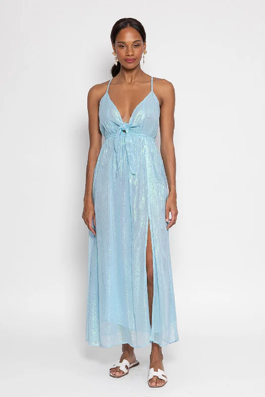 FIONA LONG DRESS CALVI AZURIN Tunics Sophisticated sleek