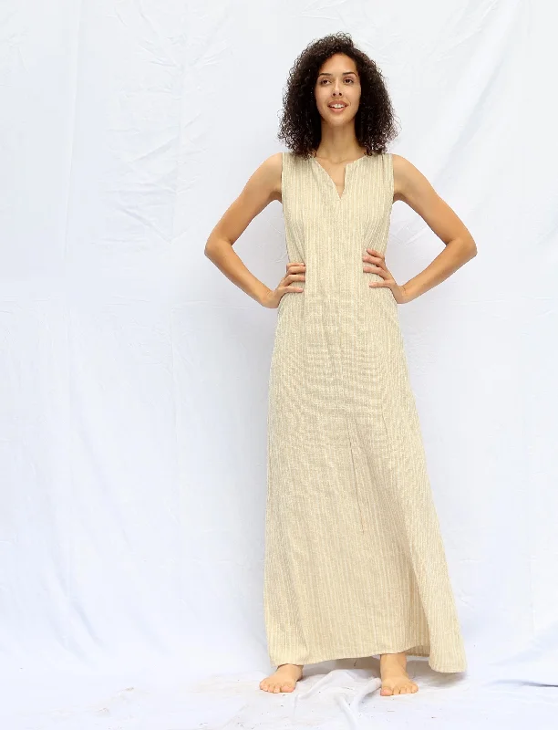 Handwoven - Sita Shift Long Dress Tunics Velvet soft