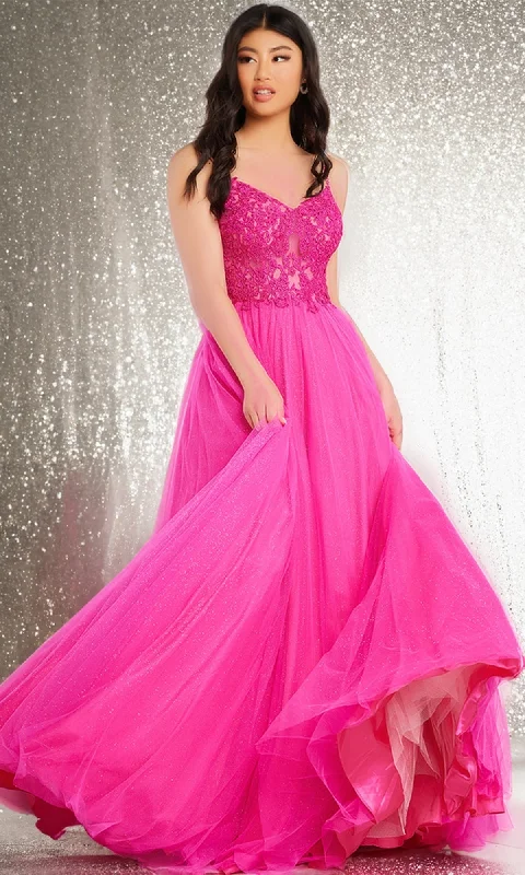 Formal Long Dress JVN67051 By JVN by Jovani Tunics Floral girly