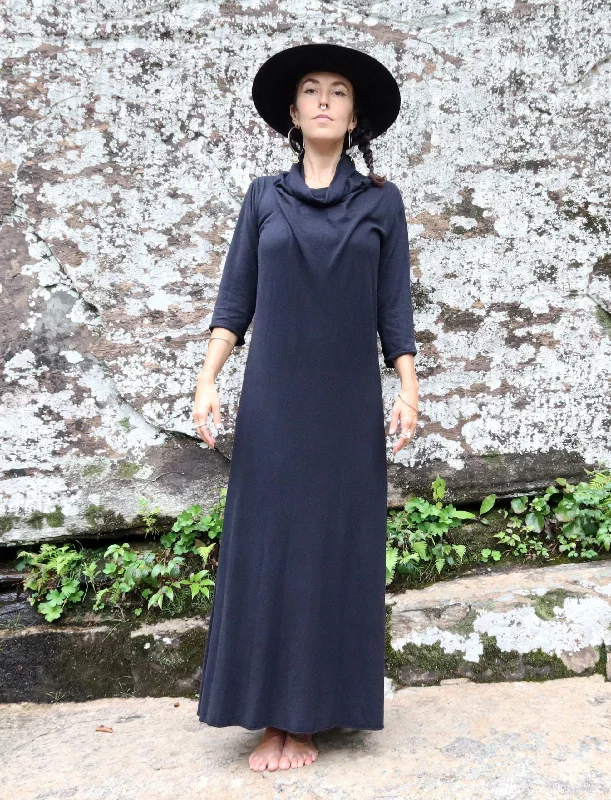 Kundalini Simplicity Long Dress Tunics Velvet soft
